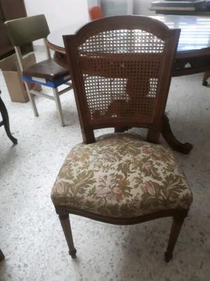 Hermosas sillas tapizadas estilo frances Luis XVI