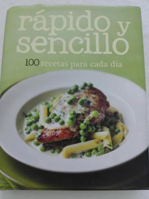 LIBRO DE COCINA RÁPIDO Y SENCILLO NUEVO