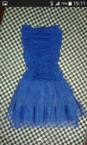 Vendo hermoso vestido de fiesta con brillos