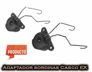 Adaptador Sordinas Peltor Headset Casco Tactico Airsoft