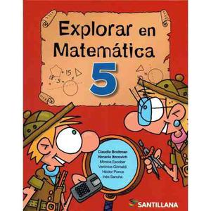 Explorar En Matematica 5 - Santillana