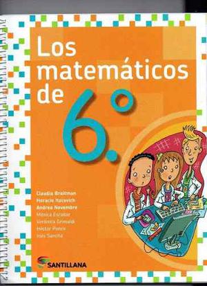 Los Matemáticos 6 - Santillana