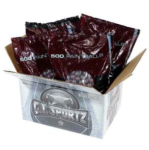 Pellets Paintball Caja X  Bolitas Gi Sportz 1 Estrella