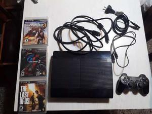 Ps3 Ultra Slim 250 Gb Mas Juegos