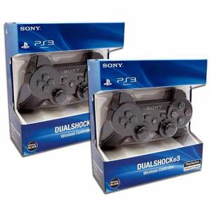 Tres Joysticks Ps3 Sony Dualshock Original En Caja Cerrada