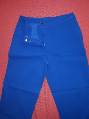 pantalón rayón azul francia