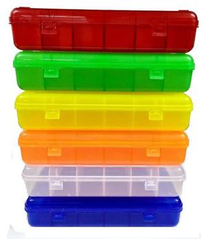 Cajas Plásticas Organizadoras 6 Divisiones X 6 Colores
