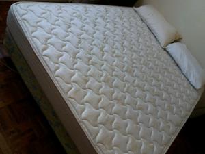 Cama sommiers+ colchon impecable liquido