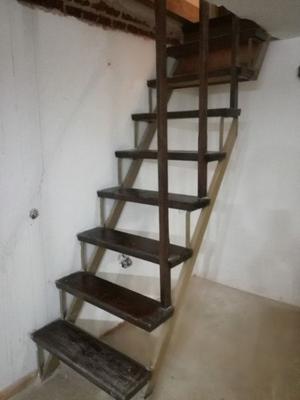 Escalera De Hierro Y Madera Maciza - Interior