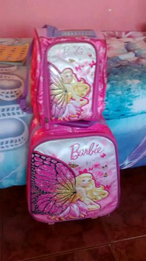 Mochila con lunchera original de Barbi