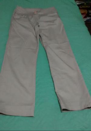 PANTALON DE GABARDINA BEIGE T.. 44 - MUY BUEN ESTADO !!!