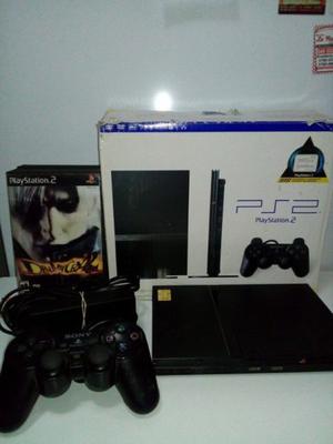 Play Station 2 En Caja Completa Ps2 Con Juegos