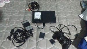 Playstation 2 Con Disco Rigido 40 Juegos Sin Laser