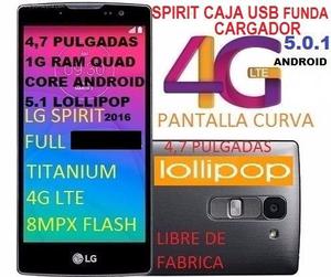 VENDO LG SPIRIT 4G QUAD CORE1.3 CAJA FUNDA CARGADOR