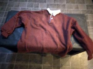 liquido camiseta buzo rugby bordo talle L