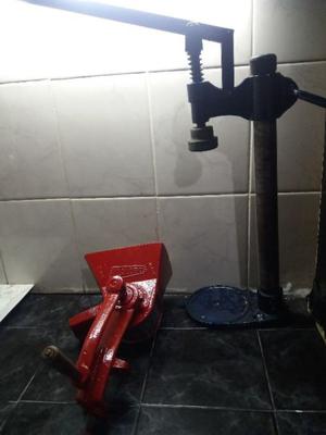 maquina de triturar tomate y tapadora de botellas