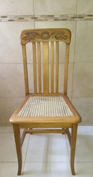 sillas antiguas de madera