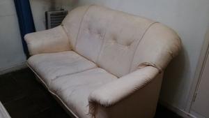 sillon 2 cuerpos cuero ecologico