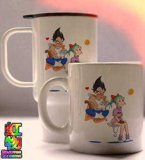 Taza Vegeta Bulma Dragon Ball