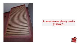 VENDO 4 CAMAS