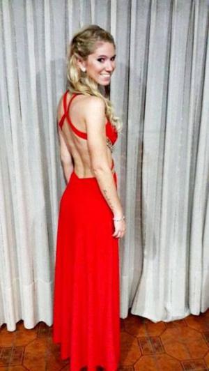 Vestido de fiesta rojo!!