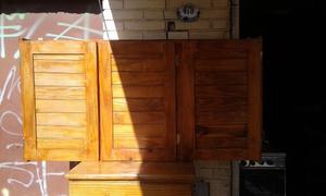 Alacena de 3 puertas en madera
