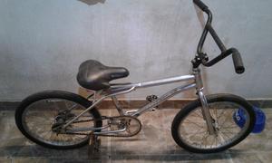 Bicicleta freestyle bmx rodado 20 cromada