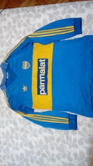 Camiseta Boca Juniors Campeon  Adidas Original manga