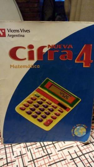 Libro de Matemática "Nueva Cifra 4"