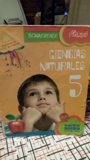 Libro de ciencias Naturales "Ciencias Naturales 5"