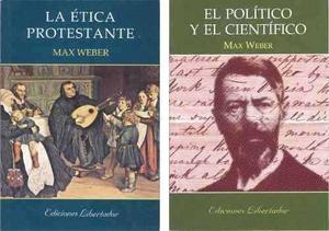 Lote X 2 Libros Nuevos Max Weber