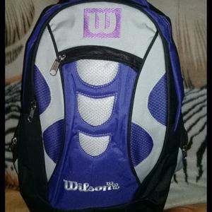 Mochila violeta grande