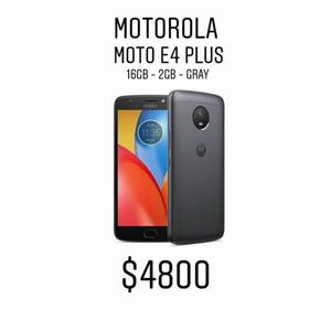 Motorola Moto E4 Plus Nuevos con garantía Libres 4G