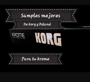 Samples Korg Krome Los Mejores De X5d De Roland M1 Y Mas