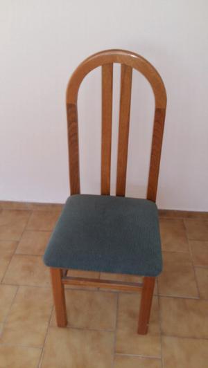 Silla Macizas De Madera Roble - Usadas