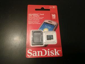 VENDO MEMORIA MICRO SD DE 16 GB