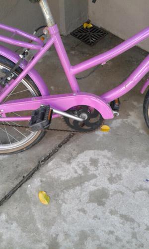 Bicicleta de niña rodado 20