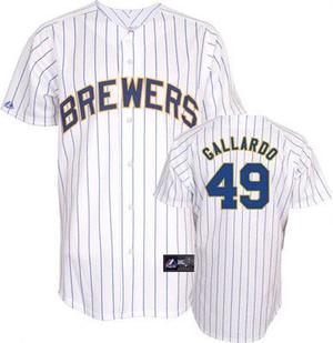 Camiseta M. L. B. Milwaukee Brewers (talle X X L)