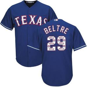 Camiseta M. L. B. Texas Rangers #29 Beltre (talle X L)