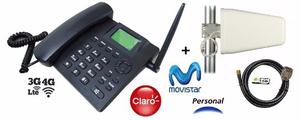 Celular Gsm De Mesa Zona Rural Libre +antena.+cable