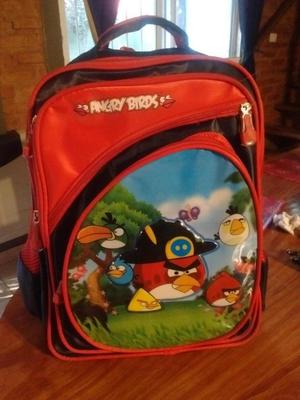 Combo!!! Mochila escolar Angry Birds original 40x30x20