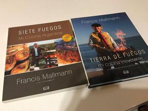 Dos libros de Francis Mallmann de cocina