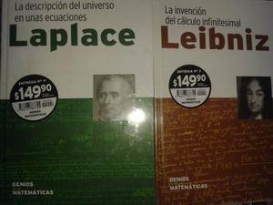 Genios De La Matematica Laplace Leiniz Y Mas Cons Stock