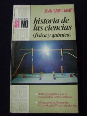 Historia De Las Ciencias, Juan Samit Marti Colección Si No