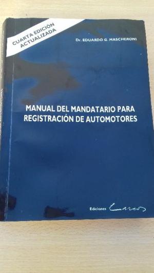 Manual del Mandatario Para Registración de Automotores.