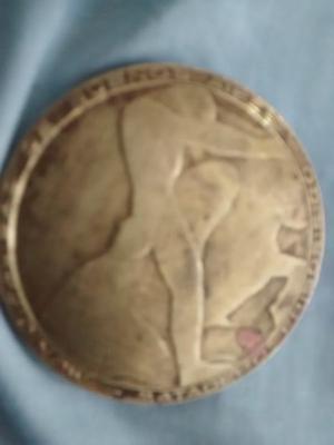 antigua medalla matadero frigorifico Municip Bs As