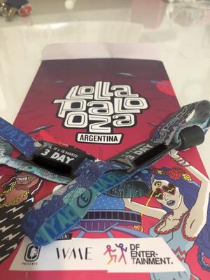 2 Pulseras Lollapalooza