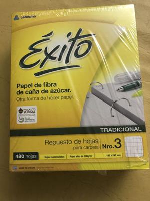 480 hojas éxito cuadriculadas! Para empezar el cole