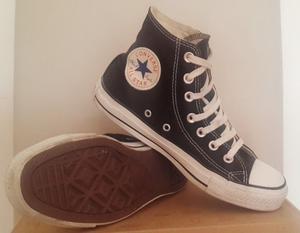 Botas Converse All Star lona negra-