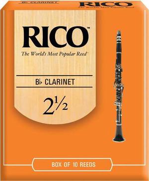 Caña Rico Bb Clarinete Nº 2 Y 1/2 - Rca Por Unidad